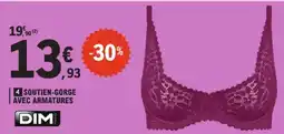 E.Leclerc Dim soutien-gorge avec armatures offre