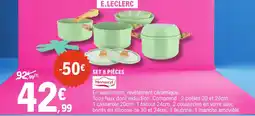 E.Leclerc Menastyl set 8 pièces offre