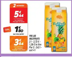 Netto Pur jus multifruits offre