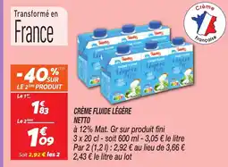 Netto NETTO Crème fluide légère offre