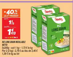 Netto NETTO Riz long grain incollable offre
