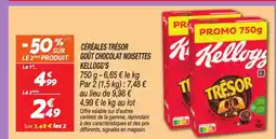 Netto KELLOGG'S Céréales trésor goût chocolat noisettes offre