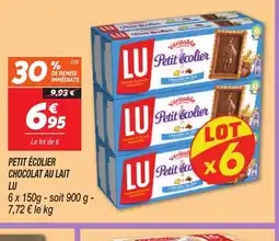 Netto LU Petit écolier chocolat au lait offre