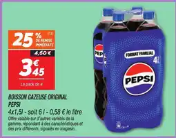 Netto PEPSI Boisson gazeuse original offre