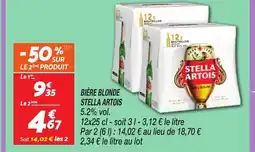 Netto STELLA ARTOIS Bière blonde offre