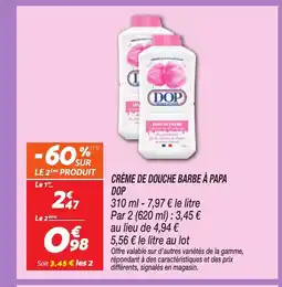 Netto DOP Crème de douche barbe à papa offre