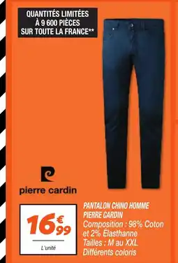 Netto PIERRE CARDIN Pantalon chino homme offre