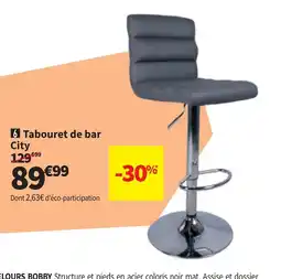 Conforama Tabouret de bar City offre