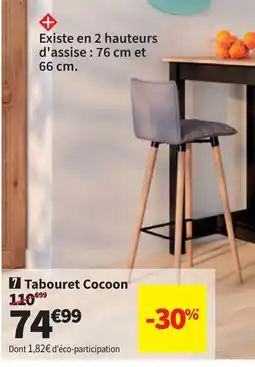 Conforama Tabouret Cocoon offre