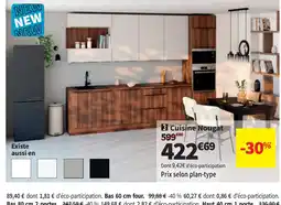 Conforama Cuisine Nougat offre