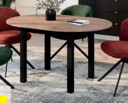 Conforama Table ronde extensible 100/140 Nohma offre