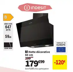 Conforama INDESIT Hotte décorative offre