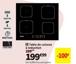 Conforama Table de cuisson à induction offre