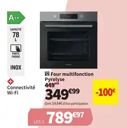 Conforama Four multifonction Pyrolyse offre