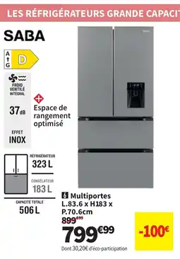 Conforama SABA Multiportes offre