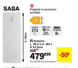 Conforama SABA Armoire offre