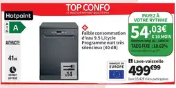 Conforama HOTPOINT Lave-vaisselle offre