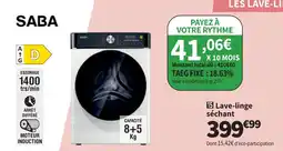 Conforama SABA Lave-linge séchant offre