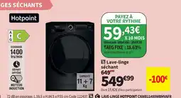 Conforama HOTPOINT Lave-linge séchant offre