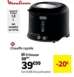 Conforama MOULINEX Friteuse offre