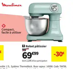 Conforama MOULINEX Robot pâtissier offre