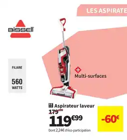 Conforama BISSELL Aspirateur laveur offre