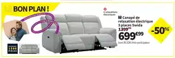 Conforama Canapé de relaxation électrique offre
