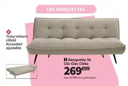 Conforama Banquette-lit Clic-Clac Cleka offre