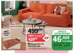 Conforama Banquette-lit Clic-Clac Jill offre