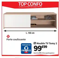 Conforama Meuble TV Tomy 2 offre