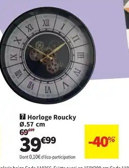 Conforama Horloge Roucky offre