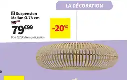 Conforama Suspension Mailan offre