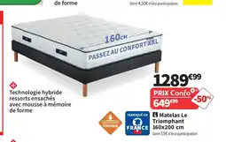 Conforama Matelas Le Triomphant offre
