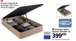 Conforama Sommier coffre Hypnos offre