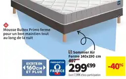 Conforama Sommier Air Ferme offre