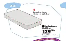 Conforama Matelas Zouzou offre