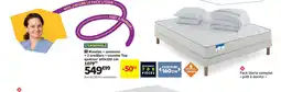 Conforama Matelas + sommier + 2 oreillers + couette Top quatuor offre