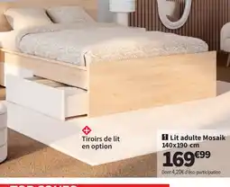 Conforama Lit adulte Mosaik offre