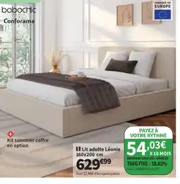 Conforama Lit adulte Léonie offre