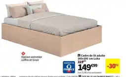 Conforama Cadre de lit adulte offre