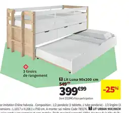 Conforama Lit Luna offre