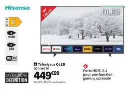 Conforama HISENSE Téléviseur QLED connecté offre