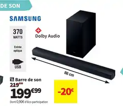 Conforama SAMSUNG Barre de son offre