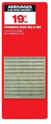 Brico Dépôt Panneau bois 180 x 180 offre