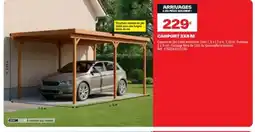 Brico Dépôt Carport 3x5 m offre