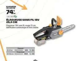 Brico Dépôt Élagueuse sans fil 18v offre