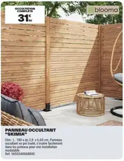 Brico Dépôt Panneau occultant skimia offre