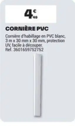 Brico Dépôt Cornière pvc offre