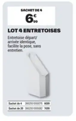 Brico Dépôt Lot 4 entretoises offre