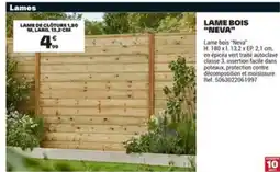 Brico Dépôt Lame bois neva offre